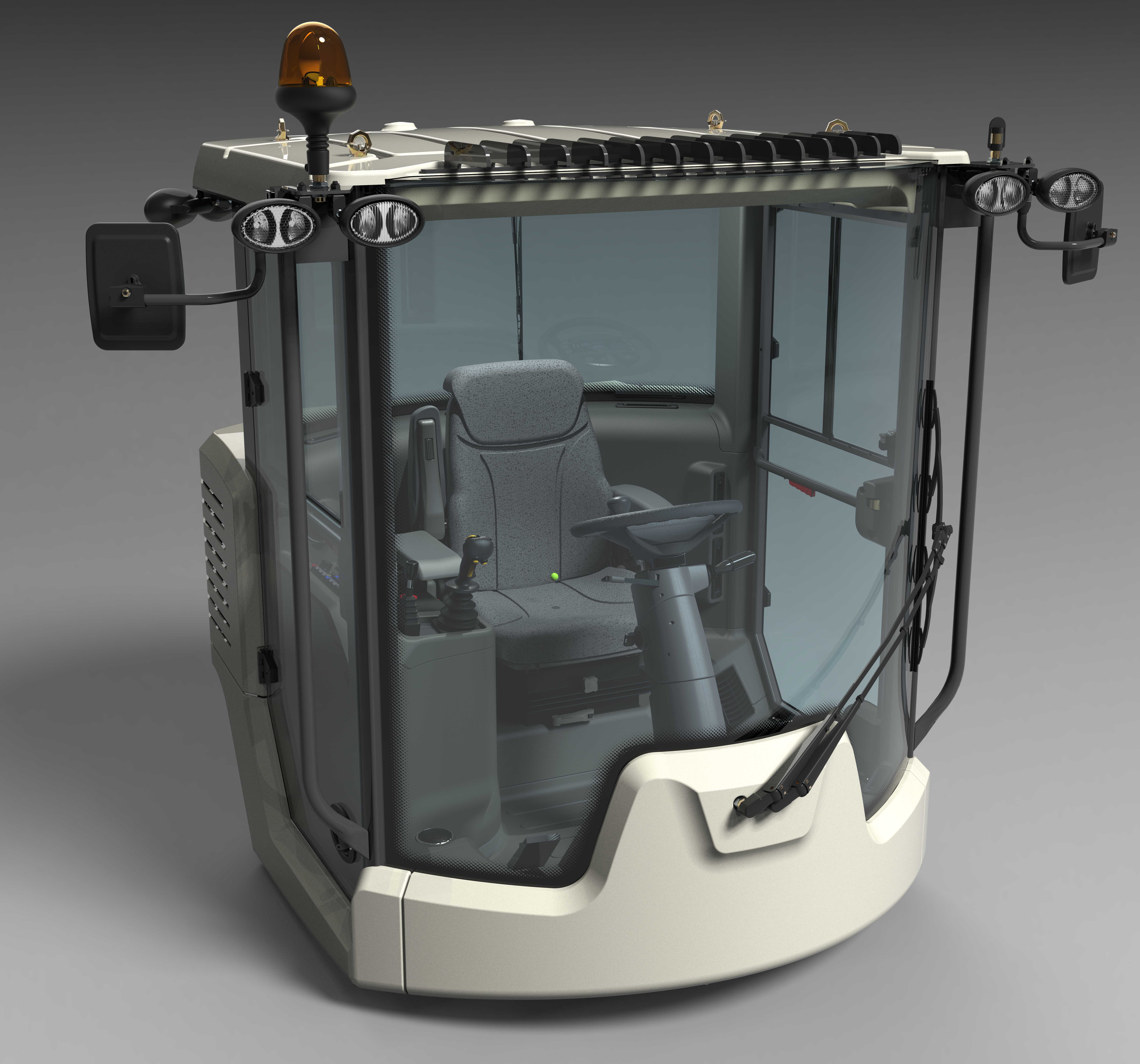 HAMM operator clear view